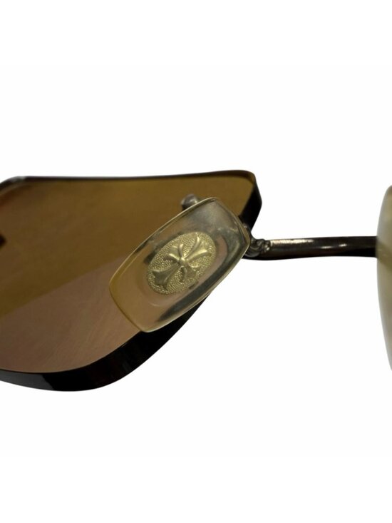 Chrome Hearts Three Bob 925 Rimless Two Point Cross Temple Eyewear Sunglasses main image 6